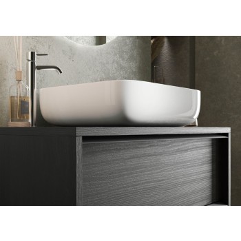Bagno a terra 2 cassetti - STEEL 