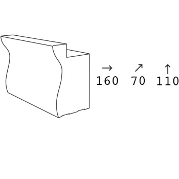 Bancone bar Bartolomeo desk Plust