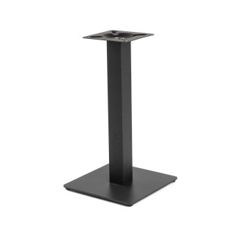 Base tavolo acciaio Jamie nero quadro Vacchetti