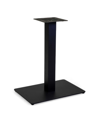Base tavolo acciaio nero rettangolare cm40x60h72 Vacchetti