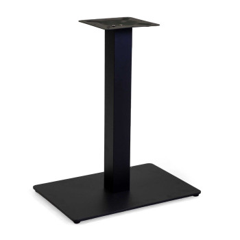 Base tavolo acciaio nero rettangolare cm40x60h72 Vacchetti