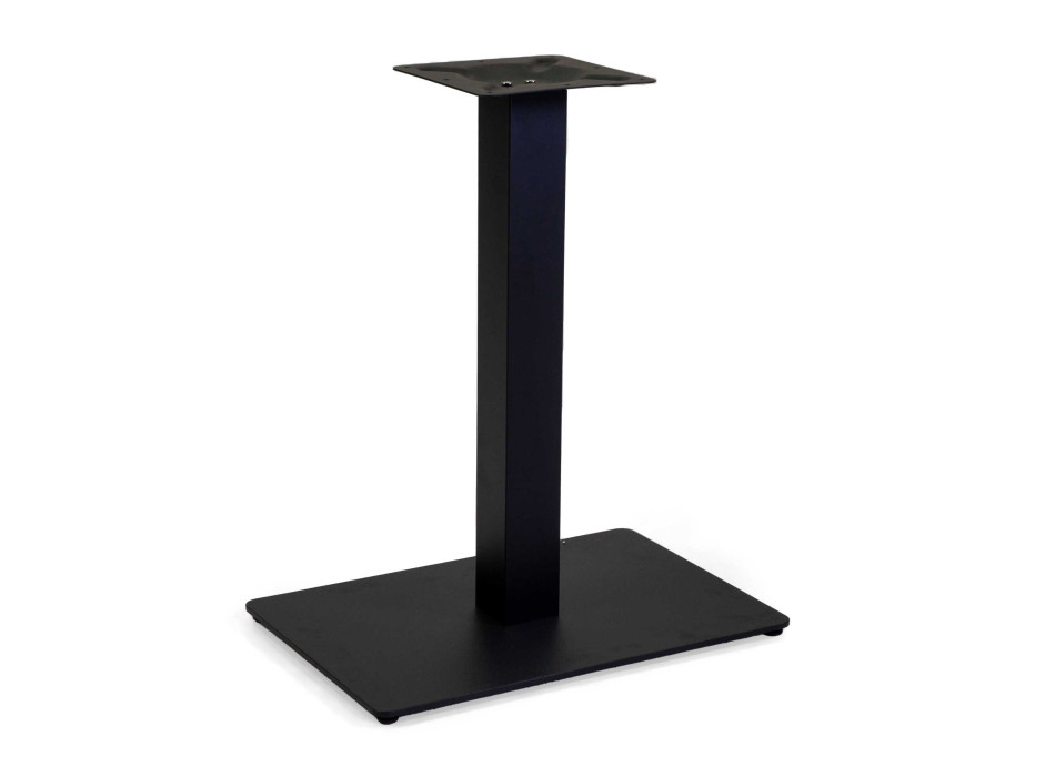 Base tavolo acciaio nero rettangolare cm40x60h72 Vacchetti