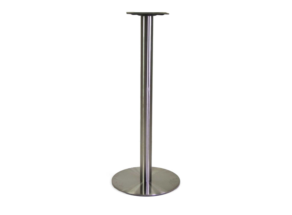 Base tavolo bar acciaio Gordon color inox tondo cm45x45h108 Vacchetti