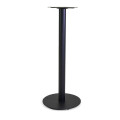 Base tavolo bar acciaio Gordon nero tondo cm45x45h108 Vacchetti