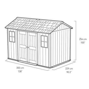 Casetta Porta Attrezzi OAKLAND KETER