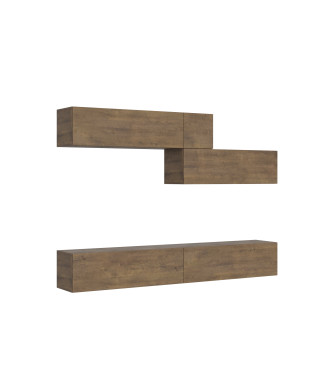 Composizioni Isoka - Composizione parete soggiorno Isoka A03 L.268 P.39,2