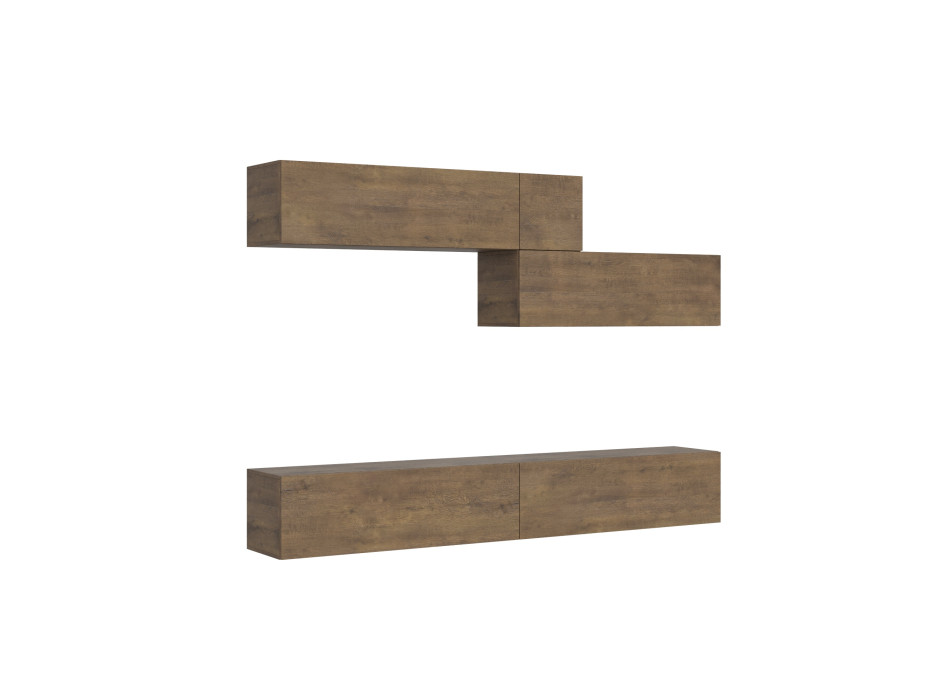 Composizioni Isoka - Composizione parete soggiorno Isoka A03 L.268 P.39,2