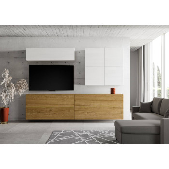 Composizioni Isoka - Composizione parete soggiorno Isoka A103 L.308 P.39,2