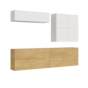 Composizioni Isoka - Composizione parete soggiorno Isoka A103 L.308 P.39,2