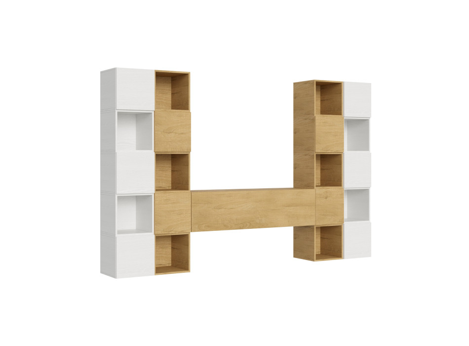 Composizioni Isoka - Composizione parete soggiorno Isoka A109 L.314 H.200 P.39,2