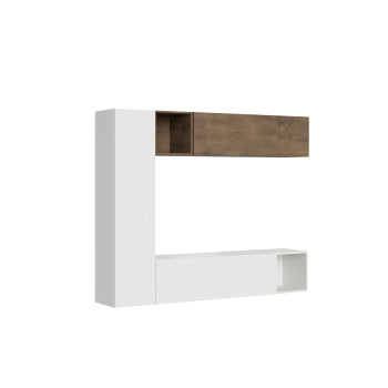 Composizioni Isoka - Composizione parete soggiorno Isoka A114 L.214 H.173,6 P.39,2