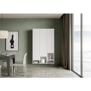 Composizioni Isoka - Composizione parete soggiorno Isoka A20 L.120 H 194 P.39,2