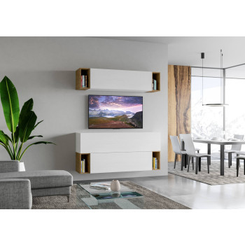 Composizioni Isoka - Composizione parete soggiorno Isoka A29 L.173,6 P.39,2