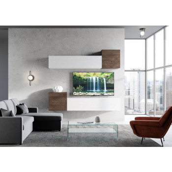 Composizioni Isoka - Composizione parete soggiorno Isoka A37 L.234 P.39,2