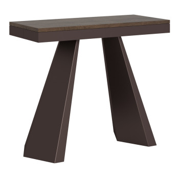 Consolle Diamante Evolution gambe e telaio Orso - Consolle allungabile 90x40/300 cm Diamante Evolution quercia natura telaio e gambe orso