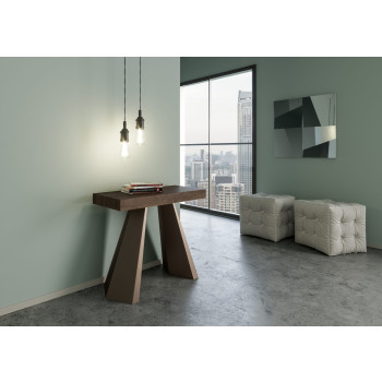 Consolle Diamante gambe Orso - Consolle allungabile 90x40/300 cm Diamante bianco frassino telaio orso