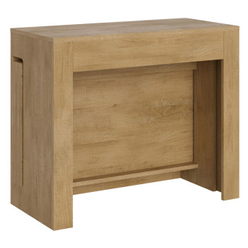 Consolle Evolve - Consolle allungabile 90x42/302 cm Evolve bianco frassino allunghe interne