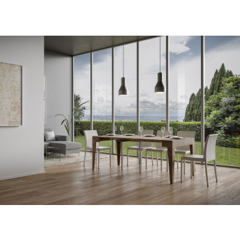 Consolle Isotta - Consolle allungabile 90x42/302 cm Isotta bianco frassino