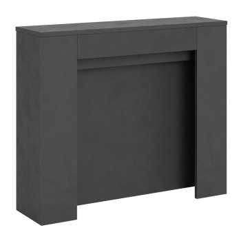 Consolle Kiba - Consolle allungabile 90x25/211 cm Kiba bianco frassino allunghe interne