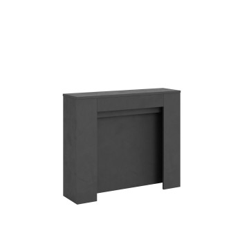 Consolle Kiba - Consolle allungabile 90x25/211 cm Kiba bianco frassino allunghe interne