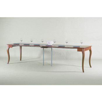 Consolle Olanda - Consolle allungabile 90x40/308 cm Olanda Bianco Frassino