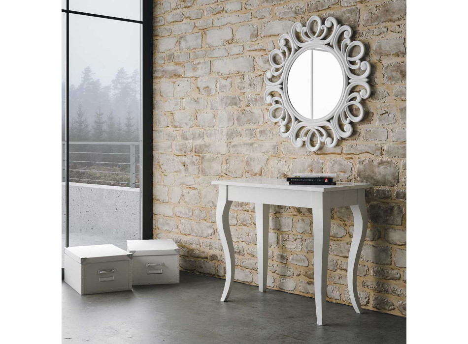 Consolle Olanda - Consolle allungabile 90x40/308 cm Olanda Bianco Frassino