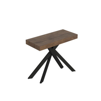 Consolle Saki gambe antracite - Consolle allungabile 90x40/300 cm Saki cashmere gambe antracite