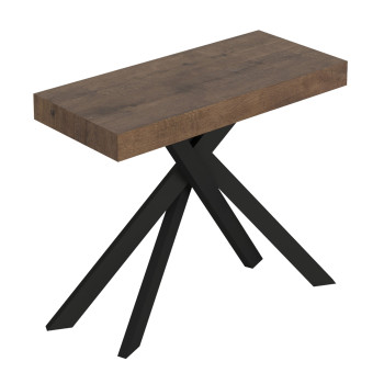 Consolle Saki Premium gambe antracite - Consolle allungabile 90x40/300 cm Saki Premium cashmere gambe antracite