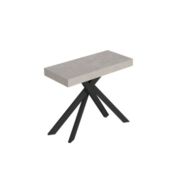 Consolle Saki Premium gambe antracite - Consolle allungabile 90x40/300 cm Saki Premium cashmere gambe antracite