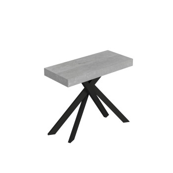 Consolle Saki Premium gambe antracite - Consolle allungabile 90x40/300 cm Saki Premium cashmere gambe antracite