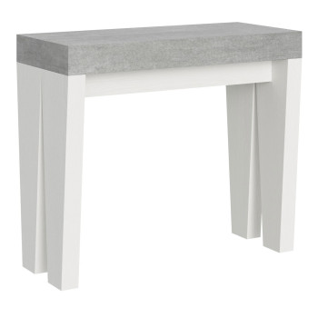 Consolle Spimbo - Consolle allungabile 90x40/196 cm Spimbo Small bianco frassino