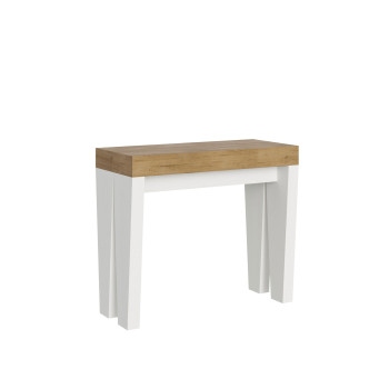 Consolle Spimbo - Consolle allungabile 90x40/300 cm Spimbo bianco frassino