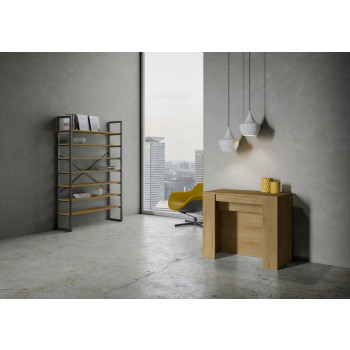 Consolle Venus - Consolle allungabile 90x48/296 cm Venus bianco frassino allunghe interne