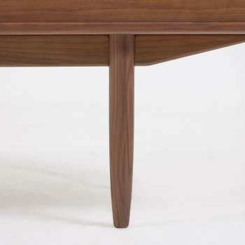 Credenza Carolin 2 ante e 1 cassetto impiallacciato noce 180 x 83,8 cm