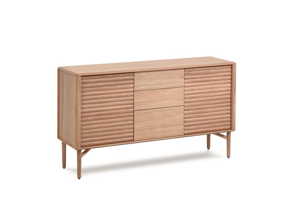 Credenza Lenon 2 ante 3 cassetti legno e impiallacMIX Credit