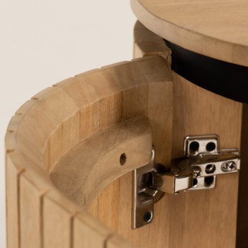 Credenza Licia 4 ante in legno massello di mango 