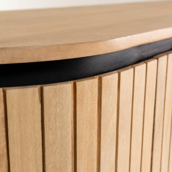 Credenza Licia 4 ante in legno massello di mango 