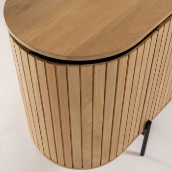 Credenza Licia 4 ante in legno massello di mango 