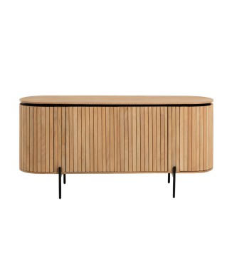 Credenza Licia 4 ante in legno massello di mango 