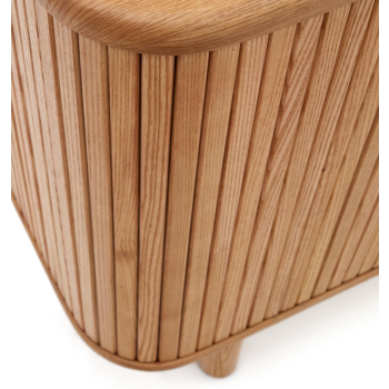 Credenza Mailen 2 porte in impiallacciatura di frassino con finitura