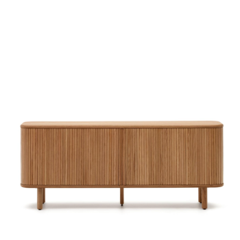 Credenza Mailen 2 porte in impiallacciatura di frassino con finitura