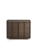 Credenza Onix di impiallacciatura in noce con finitura scura 100 x 80 cm FSC Mix Credit