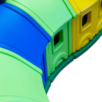 Cubic toy modello g2000 – gioco modulare componibile con 2 scivoli grandi