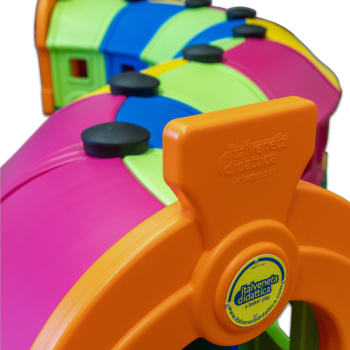 Cubic toy modello g2000 – gioco modulare componibile con 2 scivoli grandi