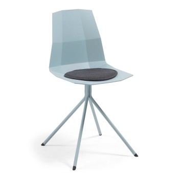 Cuscino Silke grigio scurorona grafite