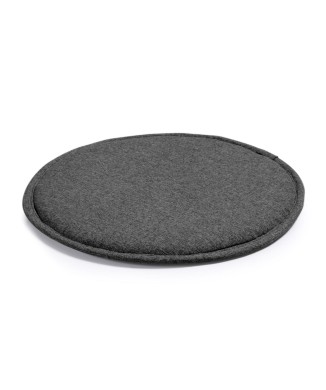 Cuscino Silke grigio scurorona grafite