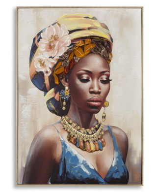 DIPINTO SU TELA C/CORNICE AYDA -A-