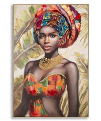 DIPINTO SU TELA C/CORNICE DEVA -B-