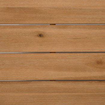 Divano angolare Flaviina 5 posti in legno di acacia FSC 100%