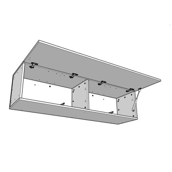 Elementi Isoka - Pensile Vasistas Isoka L.173,6 H.40 P.39,2 Quercia Natura